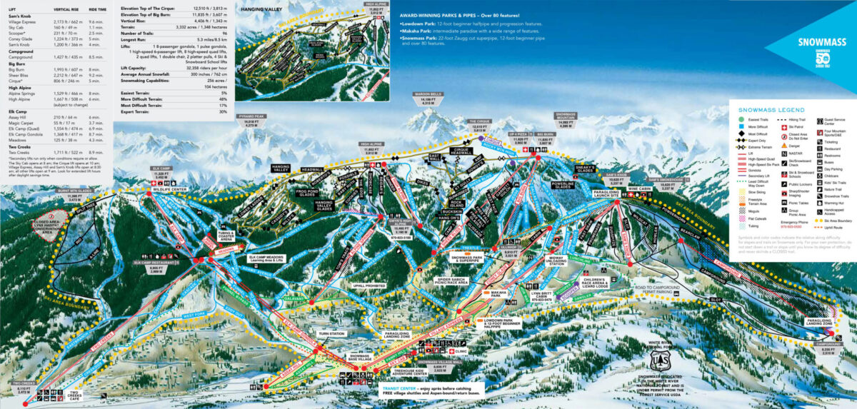 Snowmass-Trail-Map