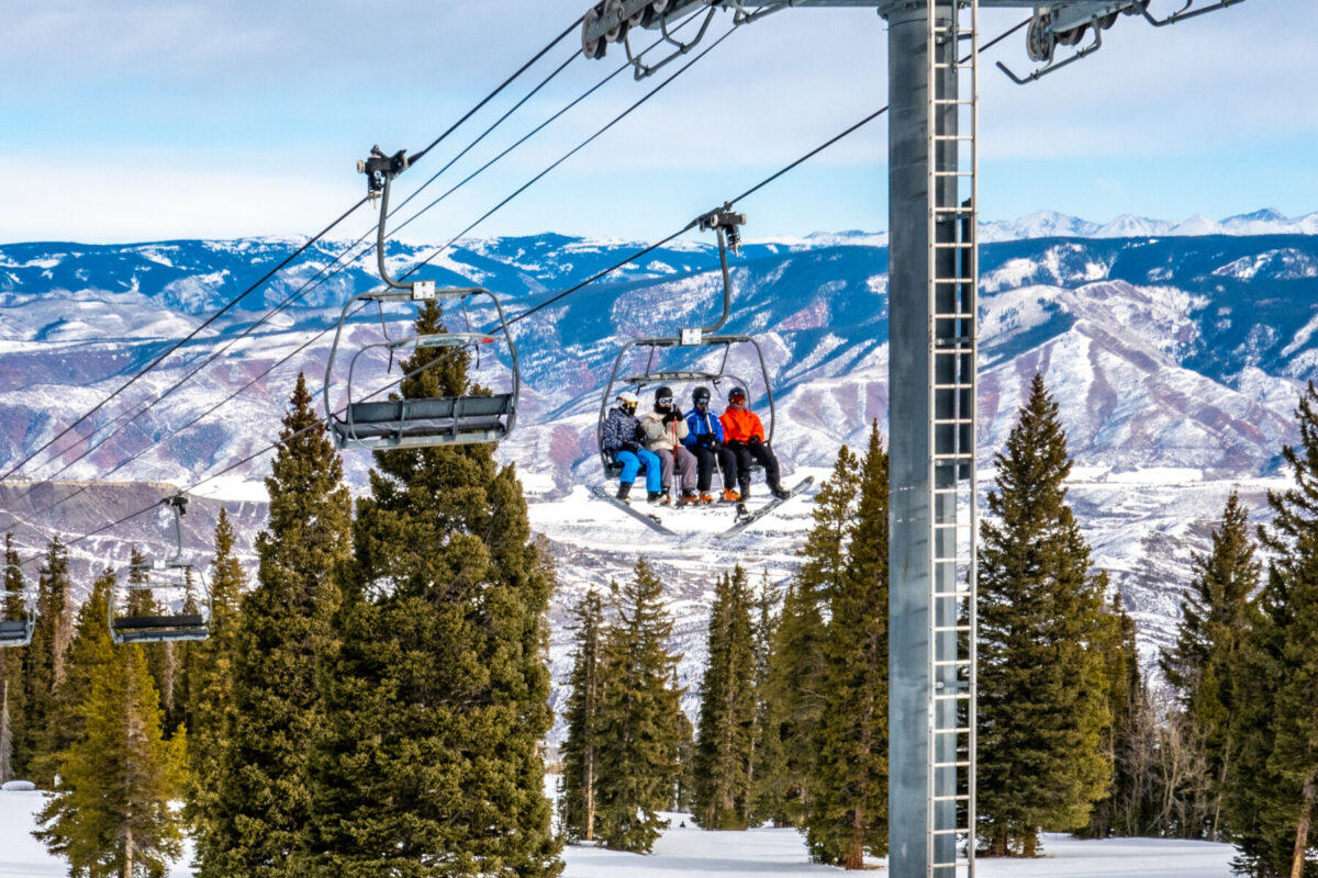 Ski lift in Aspen Snowmass