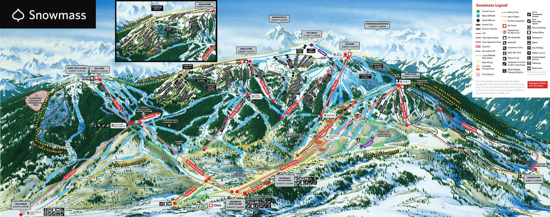 Snowmass-Trail-Map